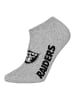 NFL Freizeitsocken Las Vegas Raiders Sneaker in WHT/MGR/BLK