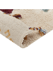 Beliani Kurzflor DUZCE in Bunt/Beige/Burgunderrot - (W) 160 x (H) 1.5 x (L) 230 cm