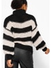 SASSYCLASSY Rollkragenpullover in Schwarz, Beige