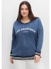 sheego Sweatshirt in nachtblau