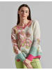 Eve in Paradise Pullover Brigitte in Flower Cream-Jade-Lipstick