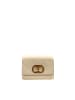 Twinset Schwarz Beige PU Damen Umhänge- Tasche