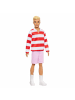 Mattel Spielzeug - Barbie Fashionista Ken-Puppe - Red and White Strip