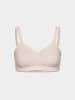 Erlich Textil  Henriette bügelloser Minimizer BH große Cups starker Halt aus Bio-Baumwolle - verstellbare Träger in cappuccino