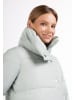 DreiMaster Maritim Wattierte Winterjacke in Rauchmint