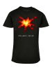 F4NT4STIC T-Shirt Happy People Only Good Vibes in schwarz
