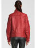 H.I.S Lederjacke mit Reversekragen in RED