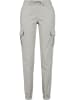 Urban Classics Urban Classics Damen Ladies High Waist Cargo Jogging Pants in concrete