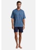 hajo Schlafanzug Premium Cotton in Marine