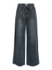 Object Wide Leg Jeans in Medium Grey Denim