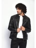 Mustang Lederjacke Whyte in schwarz