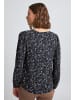 Fransa FREsida regular fit in Flower - Navy Blazer