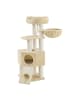 Feandrea Katzenbaum Clawfy in Beige - (B)50 x (H)141 x (T)50 cm