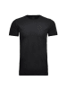 Ragman T-Shirt 2er Pack in Schwarz