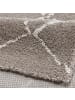 Mint Rugs Hochflor Teppich Hash Beige Creme