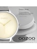Oozoo Analog-Armbanduhr Oozoo Timepieces silber extra groß (ca. 48mm)