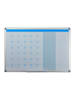 relaxdays Whiteboard Wochenplaner in Weiß - (B)90 x (H)60 cm