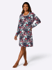 Comtessa Sleepshirt in marine-rot-bedruckt