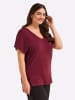 sheego Halbarmshirt in bordeaux