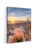 MuchoWow Leinwand bilder Sonnenuntergang Strand (BxH)