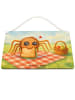 Mr. & Mrs. Panda Wanddeko Spinne Agathe Sandwich Design ohne Spruch in Weiß