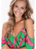 IZIA Women Top in green pink