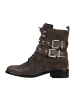 Tamaris Lederstiefelette Grau
