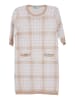 TOOCHE Kleid "A Scacchi" in beige