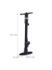 relaxdays Standpumpe in Schwarz - (B)22,5 x (H)61 x (T)9 cm