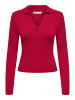 ONLY Strickpullover in Racing Red