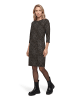 Betty Barclay Jerseykleid knielang in Schwarz/Beige
