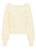 faina Strickpullover in Wollweiss