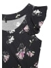 Vivance by Lascana Rundhalsshirt in schwarz-mauve bedruckt
