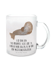 Mr. & Mrs. Panda Kaffeetasse Robbe Lachen mit Spruch in Transparent