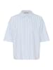 CULTURE Hemd CUkima Relaxed fit in Serenity/White Stripe