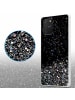 cadorabo Hülle für Samsung Galaxy A91/S10 LITE/M80s in Schwarz mit Glitter