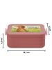 Mr. & Mrs. Panda MEPAL Bentobox Hund Blume Design mit Spruch in Rot Pastell