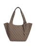 Guess Calista 2 in 1 Tote - Shopper 26 cm (coal logo) in latte logo