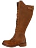 Felmini Wide Fit Stiefel in Dunkelbraun