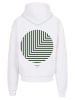 F4NT4STIC Ultra Heavy Hoodie Geometrics Grün in weiß