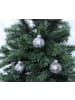 Thüringer Glasdesign 12x Thüringer Glas Eislack 6cm Christbaumkugeln in Anthrazit
