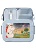 Mr. & Mrs. Panda Bento Lunchbox Einhorn Wut Design ohne Spruch in Blau Pastell
