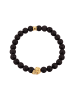 KUZZOI Armband 925 Sterling Silber Totenkopf in Gold