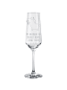 Mr. & Mrs. Panda Sektglas Einhorn Blume mit Spruch in Transparent