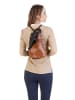 Samantha Look Rucksack echt Leder in camel