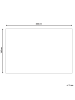 Beliani Kurzflor KILIS in Grau - (W) 140 x (H) 1 x (L) 200 cm