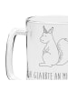 Mr. & Mrs. Panda Gravur Bierkrug Einhorn Glauben mit Spruch in Transparent