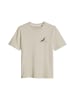 T-Shirt regular in Grey Silk