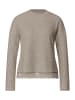 Street One LTD QR soft melange look shirt in Sanded Amber Mel.