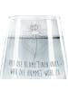 Mr. & Mrs. Panda Glas Hummel Blume mit Spruch in Transparent